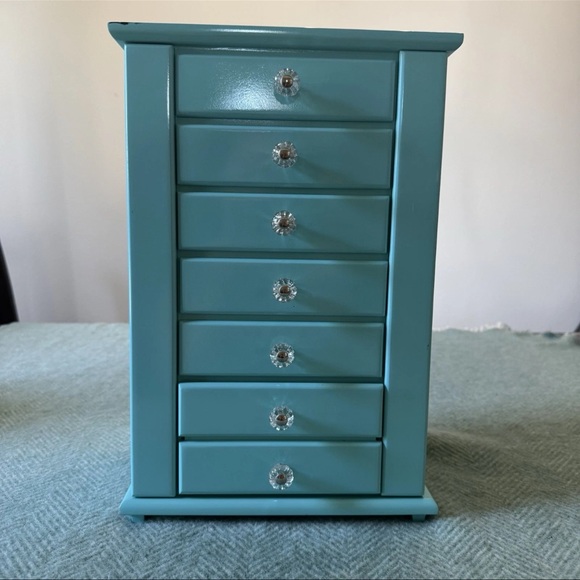 Pottery Barn Teen Turquoise Jewelry Organizer